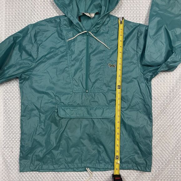 Vtg JC Penny The Fox Pullover Anorak Windbreaker/ Rain Jacket Packable Men M - Picture 6 of 9
